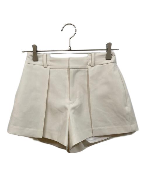 eimy istoire（エイミーイストワール）eimy istoire (エイミーイストワール) タックショートパンツ ベージュ サイズ:SIZE 36の古着・服飾アイテム