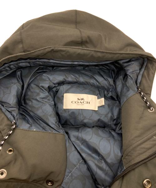 COACH（コーチ）COACH (コーチ) ダウンジャケット ブラック サイズ:SIZE Mの古着・服飾アイテム