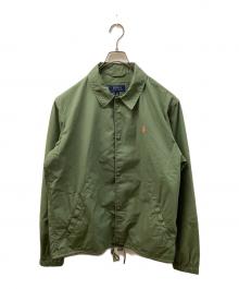 POLO RALPH LAUREN（ポロ・ラルフローレン）の古着「コーチジャケット/POLO RALPH LAURENジャケット」｜グリーン