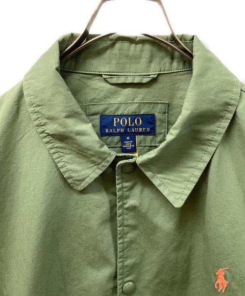 POLO RALPH LAUREN（ポロ・ラルフローレン）POLO RALPH LAUREN (ポロ・ラルフローレン) コーチジャケット/POLO RALPH LAURENジャケット グリーン サイズ:SIZE Mの古着・服飾アイテム