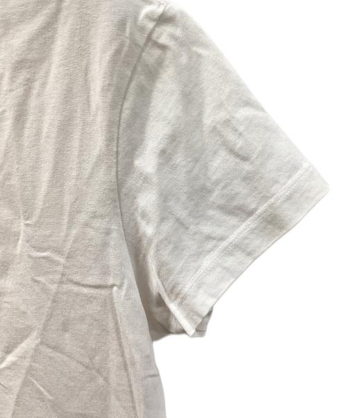 AMI Alexandre Mattiussi（アミアレクサンドルマテュッシ）AMI Alexandre Mattiussi (アミアレクサンドルマテュッシ) ロゴ刺繍Tシャツ/AMI Alexandre Mattiussi ホワイト サイズ:XXSの古着・服飾アイテム