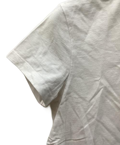 AMI Alexandre Mattiussi（アミアレクサンドルマテュッシ）AMI Alexandre Mattiussi (アミアレクサンドルマテュッシ) ロゴ刺繍Tシャツ/AMI Alexandre Mattiussi ホワイト サイズ:XXSの古着・服飾アイテム