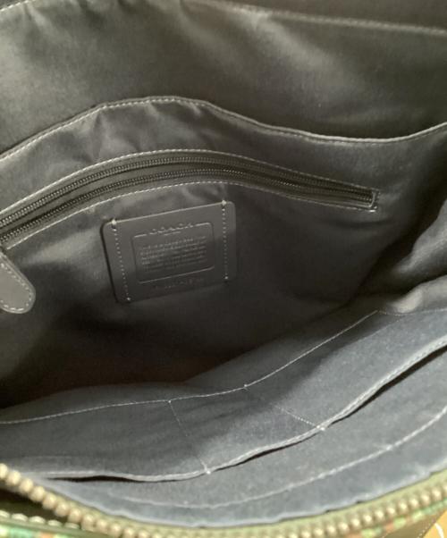 COACH（コーチ）COACH (コーチ) モノグラム 2WAY トートバッグ/COACHバッグ グリーンの古着・服飾アイテム