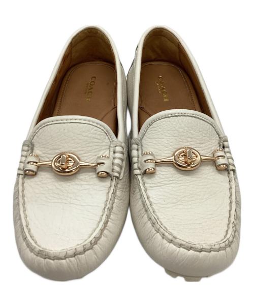 COACH（コーチ）COACH (コーチ) ARLENE ITL PEB GRAIN LTHR/	COACH靴 ブラウン サイズ:37.5の古着・服飾アイテム