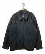 CHAPS RALPH LAURENチャップス ラルフローレン）の古着「フェイクムートンジャケット」｜ブラック