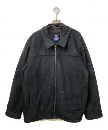 CHAPS RALPH LAUREN（チャップス ラルフローレン）の古着「フェイクムートンジャケット」｜ブラック