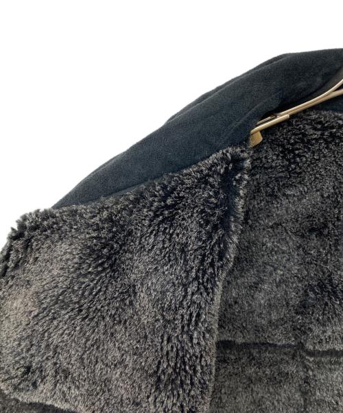 CHAPS RALPH LAUREN（チャップス ラルフローレン）CHAPS RALPH LAUREN (チャップス ラルフローレン) フェイクムートンジャケット ブラック サイズ:	SIZE XXLの古着・服飾アイテム