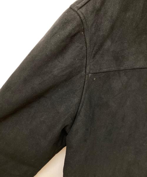 CHAPS RALPH LAUREN（チャップス ラルフローレン）CHAPS RALPH LAUREN (チャップス ラルフローレン) フェイクムートンジャケット ブラック サイズ:	SIZE XXLの古着・服飾アイテム