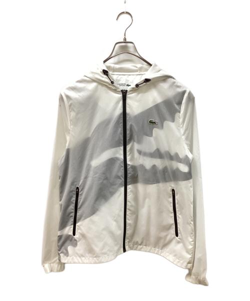 LACOSTE（ラコステ）LACOSTE (ラコステ) ナイロンジャケット/LACOSTEジャケット ホワイト サイズ:48の古着・服飾アイテム