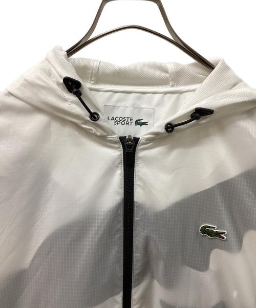 LACOSTE（ラコステ）LACOSTE (ラコステ) ナイロンジャケット/LACOSTEジャケット ホワイト サイズ:48の古着・服飾アイテム