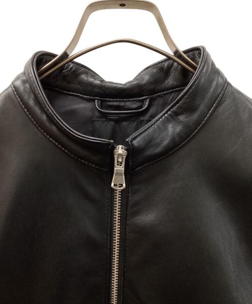 green label relaxing（グリーンレーベルリラクシング）green label relaxing (グリーンレーベルリラクシング) ST UKシープスキン シングルライダース ジャケット ブラック サイズ:SIZE Mの古着・服飾アイテム