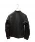 green label relaxing (グリーンレーベルリラクシング) ST UKシープスキン シングルライダース ジャケット ブラック サイズ:SIZE M：8000円