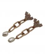 EMPORIO ARMANIエンポリオ アルマーニ）の古着「ロゴストーンピアス」