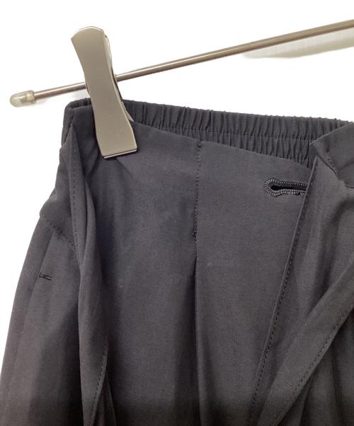 HYKE（ハイク）HYKE (ハイク) SHEER TWILL WIDE LEG PANTS ブラック サイズ:	SIZE 1の古着・服飾アイテム