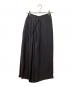 HYKE（ハイク）の古着「SHEER TWILL WIDE LEG PANTS」｜ブラック