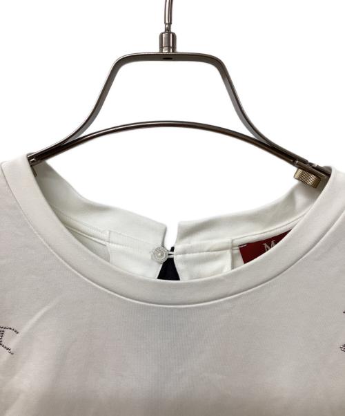 Max Mara Studio（マックスマーラ ストゥディオ）Max Mara Studio (マックスマーラ ストゥディオ) バレリーナバッグリボンＴシャツ ホワイト サイズ:	SIZE Mの古着・服飾アイテム