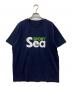 WIND AND SEA（ウィンダンシー）の古着「SEA SPORTS LOGO TEE」｜ネイビー