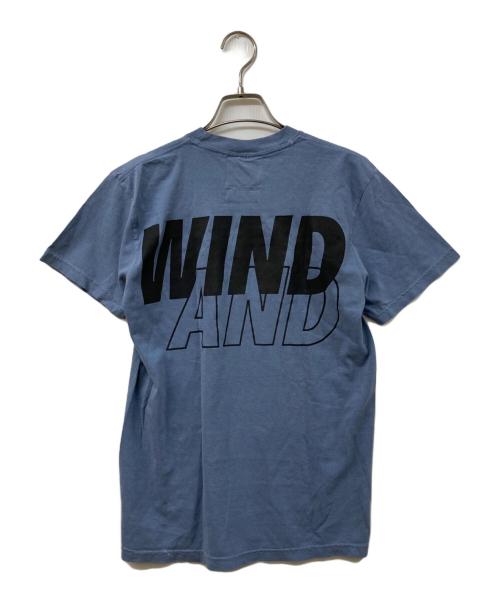 WIND AND SEA（ウィンダンシー）WIND AND SEA (ウィンダンシー) Disney (ディズニ―) ミッキーマウス ポケットTシャツ ブルー サイズ:SIZE Sの古着・服飾アイテム