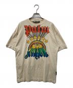Palm Angelsパーム エンジェルス）の古着「レインボーTシャツ」｜アイボリー