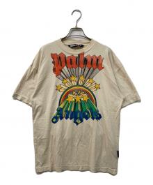 Palm Angels（パーム エンジェルス）の古着「レインボーTシャツ」｜アイボリー