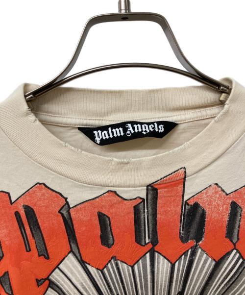 Palm Angels（パーム エンジェルス）Palm Angels (パーム エンジェルス) レインボーTシャツ アイボリー サイズ:SIZE Mの古着・服飾アイテム