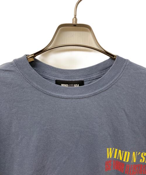 WIND AND SEA（ウィンダンシー）WIND AND SEA (ウィンダンシー) Thrash Heritage Michelle Tee ネイビー サイズ:SIZE Lの古着・服飾アイテム