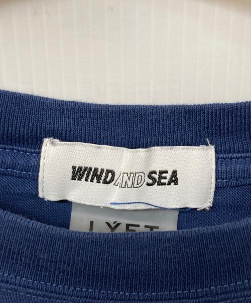 WIND AND SEA（ウィンダンシー）WIND AND SEA (ウィンダンシー) Lyft (リフト) コラボTシャツ ネイビー サイズ:SIZE Mの古着・服飾アイテム
