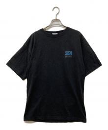 WIND AND SEA×VISION STREET WEAR（ウィンダンシー×ヴィションストリートウェアー）の古着「コラボTシャツ」｜ブラック
