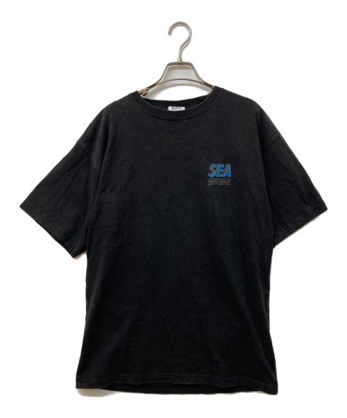 WIND AND SEA（ウィンダンシー）WIND AND SEA (ウィンダンシー) VISION STREET WEAR (ヴィションストリートウェアー) コラボTシャツ ブラック サイズ:SIZE Lの古着・服飾アイテム