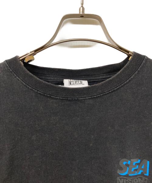 WIND AND SEA（ウィンダンシー）WIND AND SEA (ウィンダンシー) VISION STREET WEAR (ヴィションストリートウェアー) コラボTシャツ ブラック サイズ:SIZE Lの古着・服飾アイテム