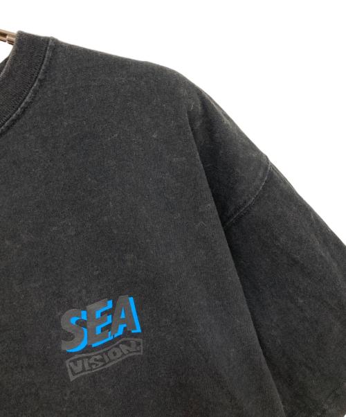 WIND AND SEA（ウィンダンシー）WIND AND SEA (ウィンダンシー) VISION STREET WEAR (ヴィションストリートウェアー) コラボTシャツ ブラック サイズ:SIZE Lの古着・服飾アイテム