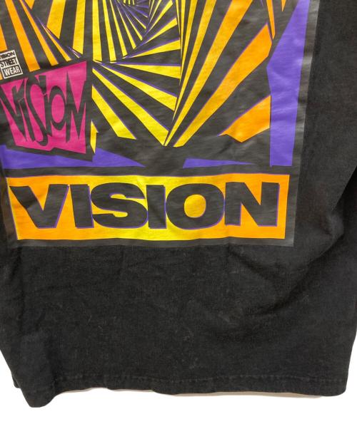 WIND AND SEA（ウィンダンシー）WIND AND SEA (ウィンダンシー) VISION STREET WEAR (ヴィションストリートウェアー) コラボTシャツ ブラック サイズ:SIZE Lの古着・服飾アイテム