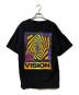 WIND AND SEA (ウィンダンシー) VISION STREET WEAR (ヴィションストリートウェアー) コラボTシャツ ブラック サイズ:SIZE L：5000円