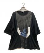Vivienne Westwood manヴィヴィアン ウェストウッド マン）の古着「‘WALLMAN’ BIG T-SHIRT」｜ブラック