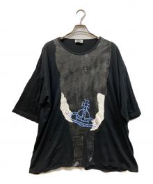 Vivienne Westwood man（ヴィヴィアン ウェストウッド マン）の古着「‘WALLMAN’ BIG T-SHIRT」｜ブラック