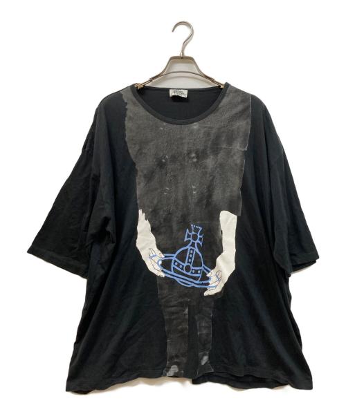 Vivienne Westwood man（ヴィヴィアン ウェストウッド マン）Vivienne Westwood man (ヴィヴィアン ウェストウッド マン) ‘WALLMAN’ BIG T-SHIRT ブラック サイズ:SIZE Freeの古着・服飾アイテム