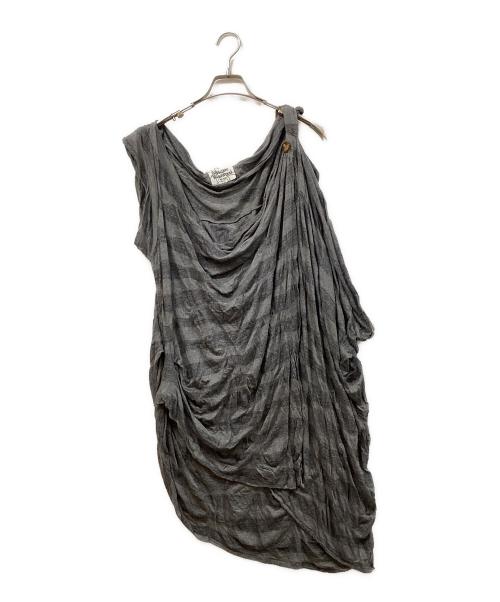Vivienne Westwood man（ヴィヴィアン ウェストウッド マン）Vivienne Westwood man (ヴィヴィアン ウェストウッド マン) 変形カーディガン グレー サイズ:SIZE Freeの古着・服飾アイテム