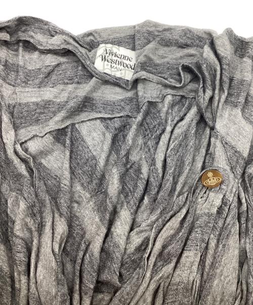 Vivienne Westwood man（ヴィヴィアン ウェストウッド マン）Vivienne Westwood man (ヴィヴィアン ウェストウッド マン) 変形カーディガン グレー サイズ:SIZE Freeの古着・服飾アイテム