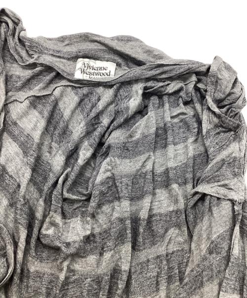 Vivienne Westwood man（ヴィヴィアン ウェストウッド マン）Vivienne Westwood man (ヴィヴィアン ウェストウッド マン) 変形カーディガン グレー サイズ:SIZE Freeの古着・服飾アイテム