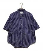 Graphpaper×THOMAS MASONグラフペーパー×トーマスメイソン）の古着「S/S B.D Box Shirt」｜ブルー