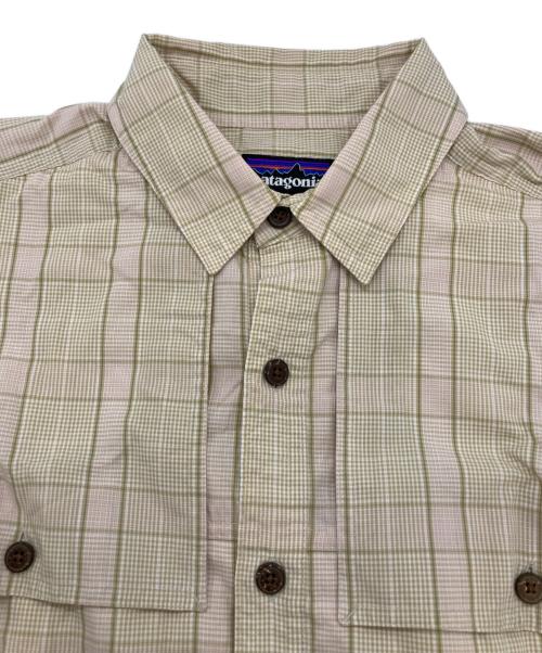 Patagonia（パタゴニア）Patagonia (パタゴニア) チェックシャツ ベージュ サイズ:	SIZE Mの古着・服飾アイテム