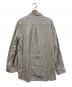 UNUSED (アンユーズド) Side Slit Stripe Shirt グレー サイズ:	SIZE 2：5000円
