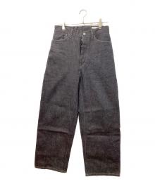 BLURHMS（ブラームス）の古着「12.9オンス バイアス デニム パンツ」｜インディゴ