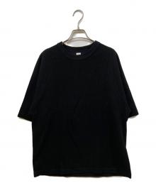 blurhms ROOTSTOCK（ブラームスルーツストック）の古着「Rough&Smooth Thermal Raglan Tee」｜ブラック