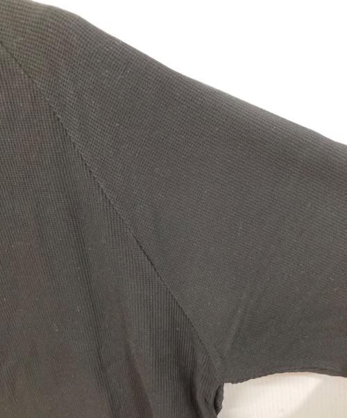 blurhms ROOTSTOCK（ブラームスルーツストック）blurhms ROOTSTOCK (ブラームスルーツストック) Rough&Smooth Thermal Raglan Tee ブラック サイズ:SIZE 2の古着・服飾アイテム