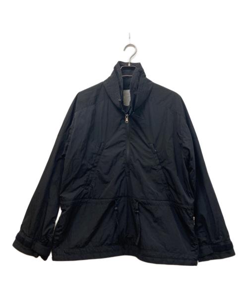 ANCELLM（アンセルム）ANCELLM (アンセルム) NYLON PULLOVER JACKET ブラック サイズ:1の古着・服飾アイテム