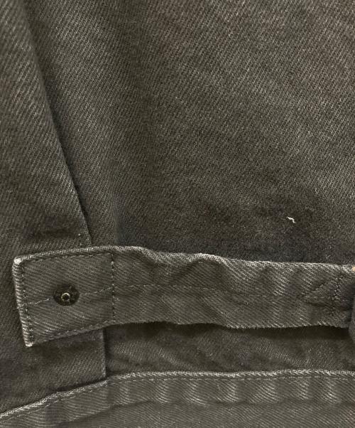 LEVI'S PReMIUM（リーバイス プレミアム）LEVI'S PReMIUM (リーバイス プレミアム) ノーカラーデニムジャケット ブラック サイズ:Mの古着・服飾アイテム