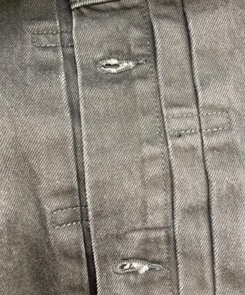 LEVI'S PReMIUM（リーバイス プレミアム）LEVI'S PReMIUM (リーバイス プレミアム) ノーカラーデニムジャケット ブラック サイズ:Mの古着・服飾アイテム