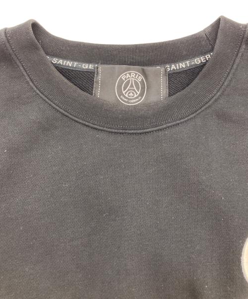 Paris Saint-Germain（パリサンジェルマン）PARIS SAINT-GERMAIN (パリサンジェルマン) エンブレムスウェット ブラック サイズ:	SIZE Lの古着・服飾アイテム