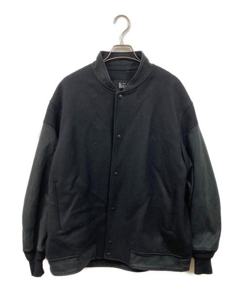 THE RERACS（ザ リラクス）THE RERACS (ザ リラクス) ウールブルゾン ブラック サイズ:	SIZE Freeの古着・服飾アイテム